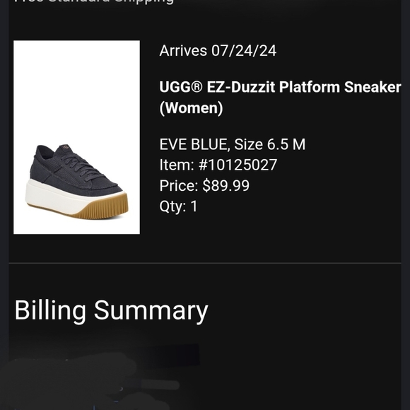 UGG Shoes - UGG EZ-Duzzit Platform Sneakers - Eve Blue Sold Out Color